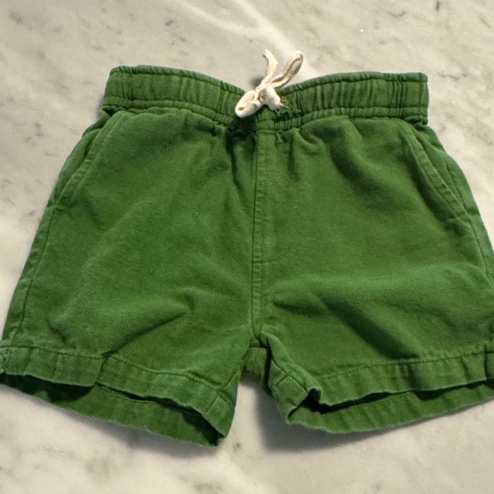 Comfy Green Kids Shorts